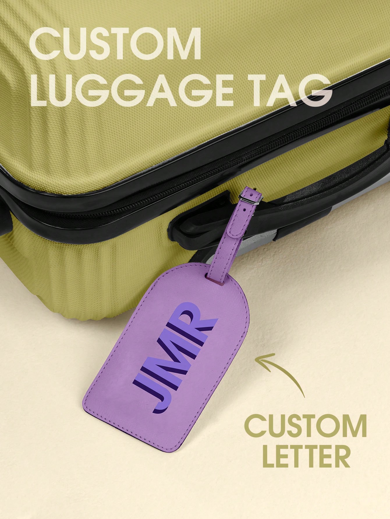 Mens Formal - パーソナライズされたイニシャルラゲッジタグ カスタムレターPUレザー旅行バッグタグ UVプリントスーツケースIDラベル 旅行ギフト 女性男性向け