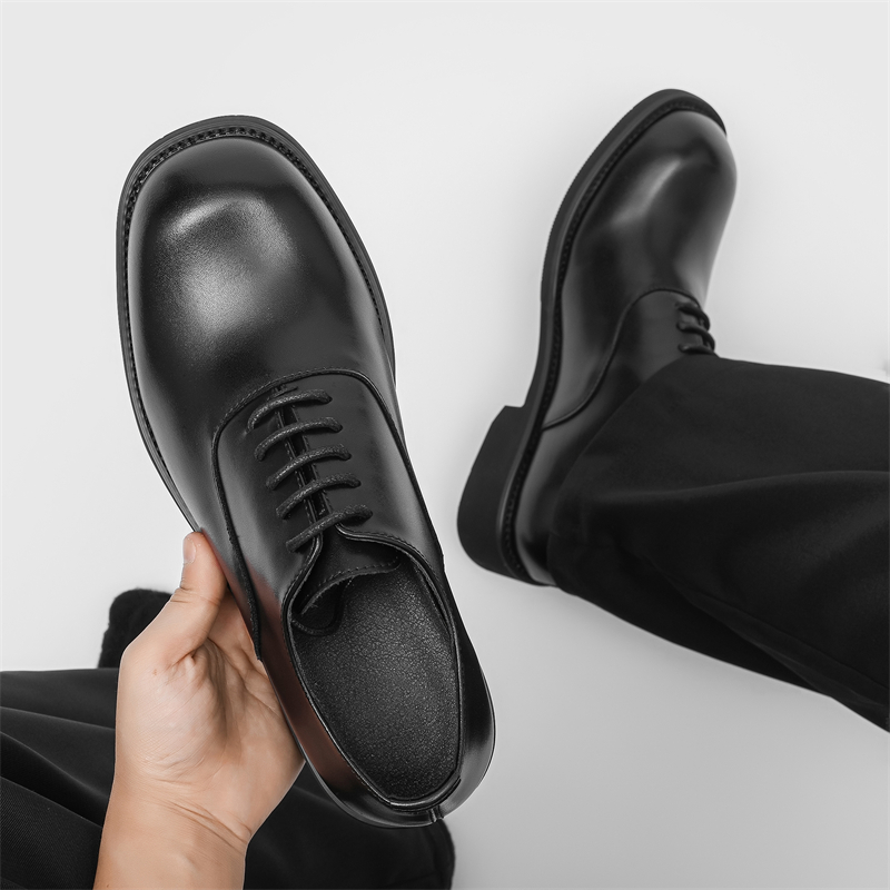 Men'S Formal Wear - クラシックブランドメンズレザーカジュアルシューズ厚底耐摩耗性ブローグシューズエレガントな宴会フォーマルシューズ男性用