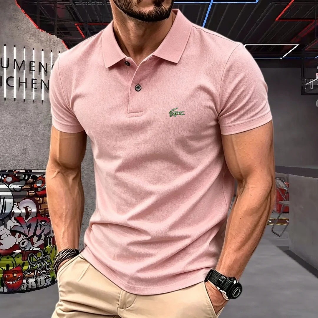 Men Formal Wear Pinterest - 男半袖ポロシャツラペルボタンカラーブロッキングパターンプリント新しいゴルフ Tシャツビジネスカジュアル紳士服