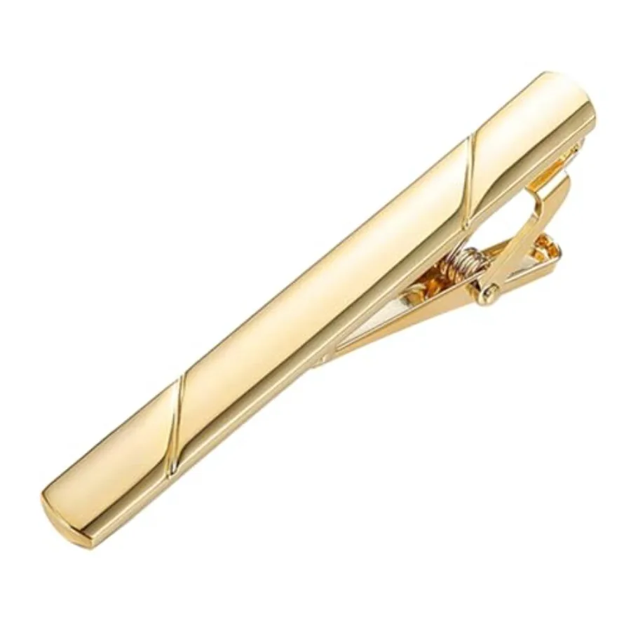 Tie Bar Clip - メンズステンレススチール製タイクリップ ミニマリストネクタイタイバー クラスプクリップ クランプピン 男性への最高の贈り物 ビジネスパーティー