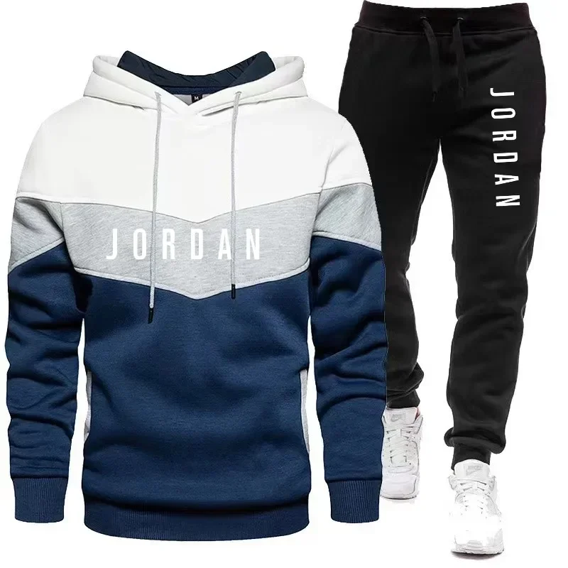 メンズ秋冬グラフィックプリントトラックスーツセット カジュア - Mens Formal のレビューと価格