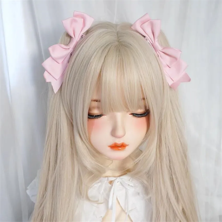 かわいいロリータガール弓ヘアサイドクリップヘアアクセサリー女 - Tie Bar Clip のレビューと価格