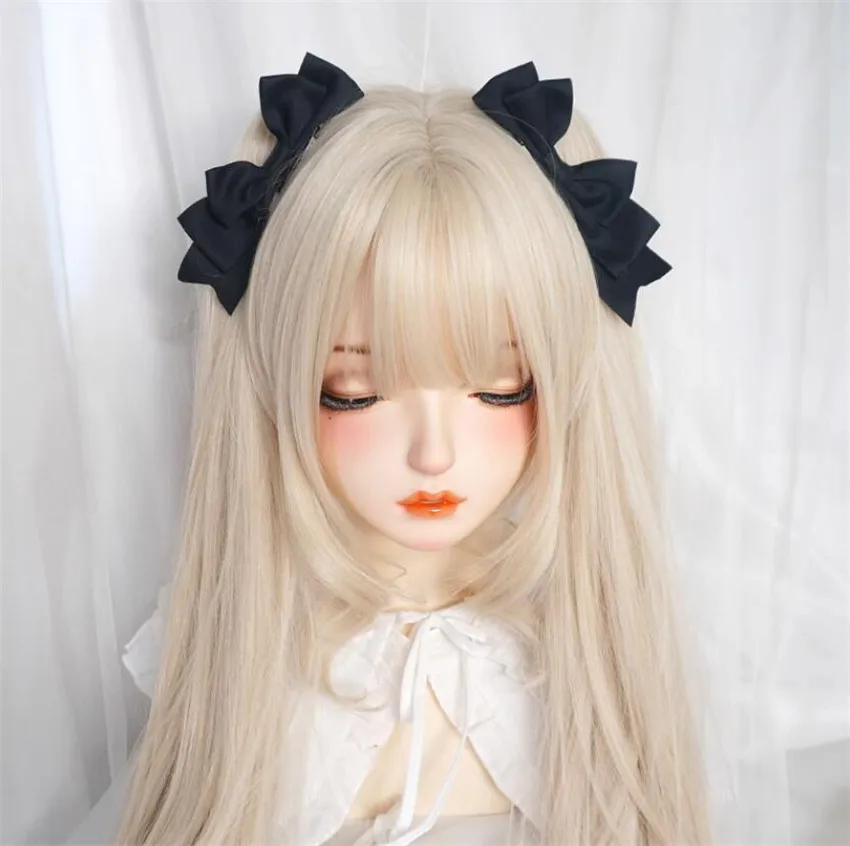 かわいいロリータガール弓ヘアサイドクリップヘアアクセサリー女 - Tie Bar Clip のレビューと価格