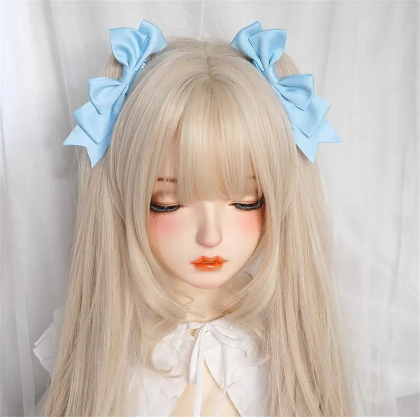かわいいロリータガール弓ヘアサイドクリップヘアアクセサリー女 - Tie Bar Clip のレビューと価格
