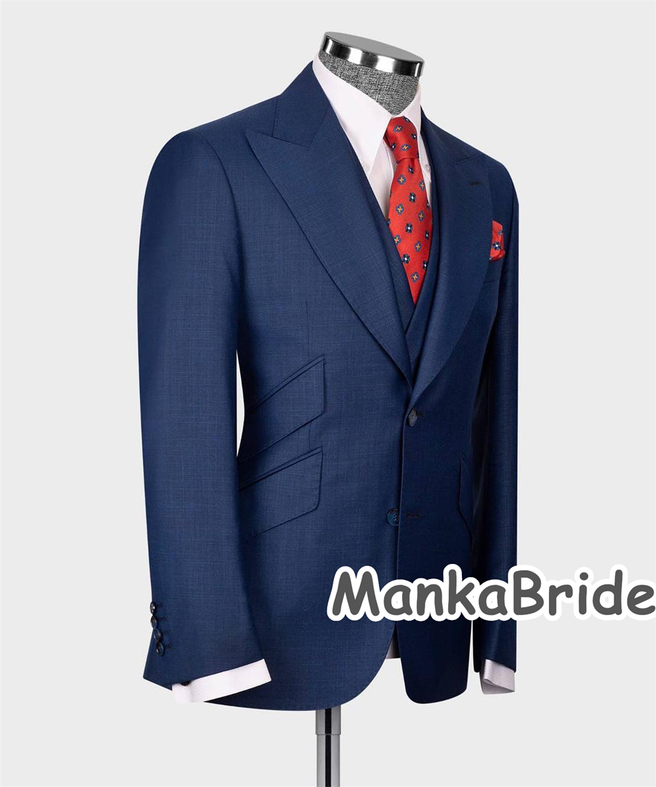 クラシックなメンズウェディングタキシード,スリムフィット,ビ - Men Formal Wear With Blazer のレビューと価格