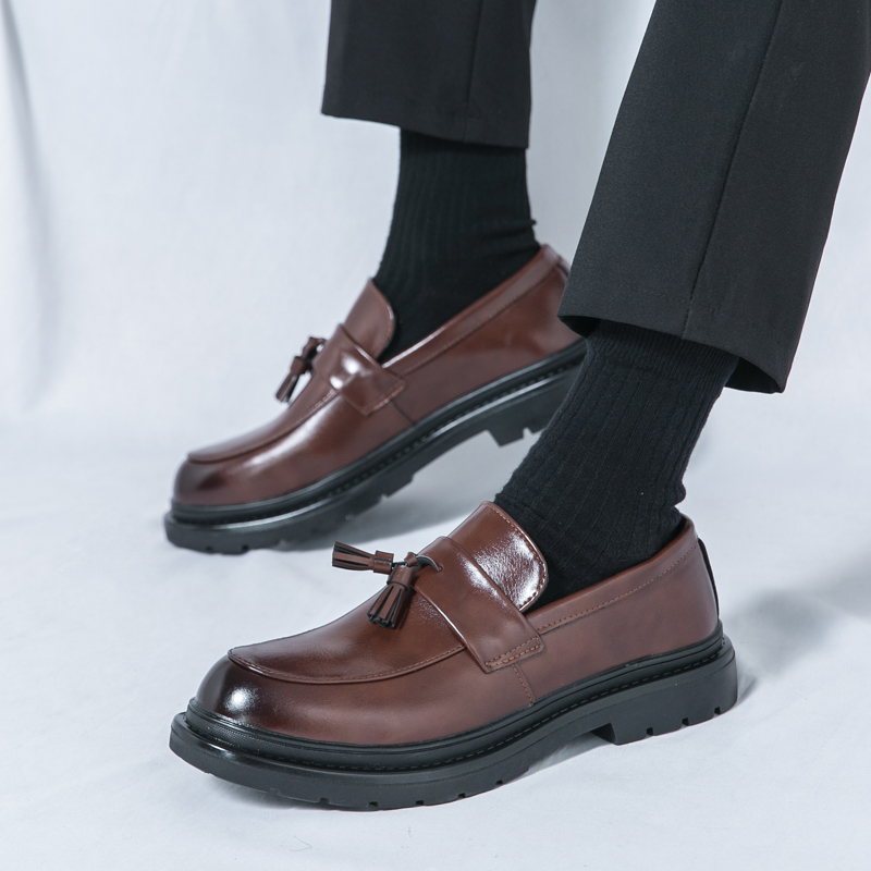 ファッションブランド メンズ ノンスリップ カジュアル レザ - Men'S Formal Wear のレビューと価格