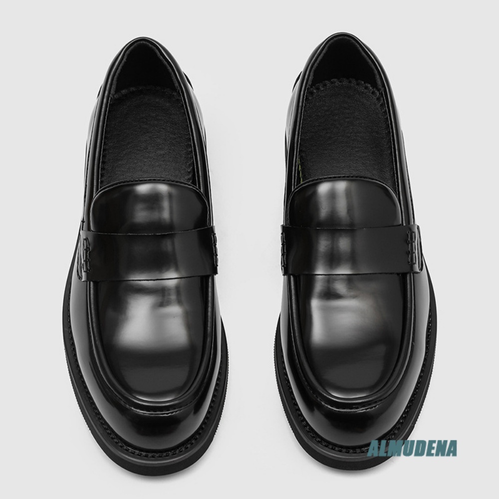 メンズファッション ラウンドトゥ ローファー ローヒール フ - Men'S Formal Wear For Office のレビューと価格