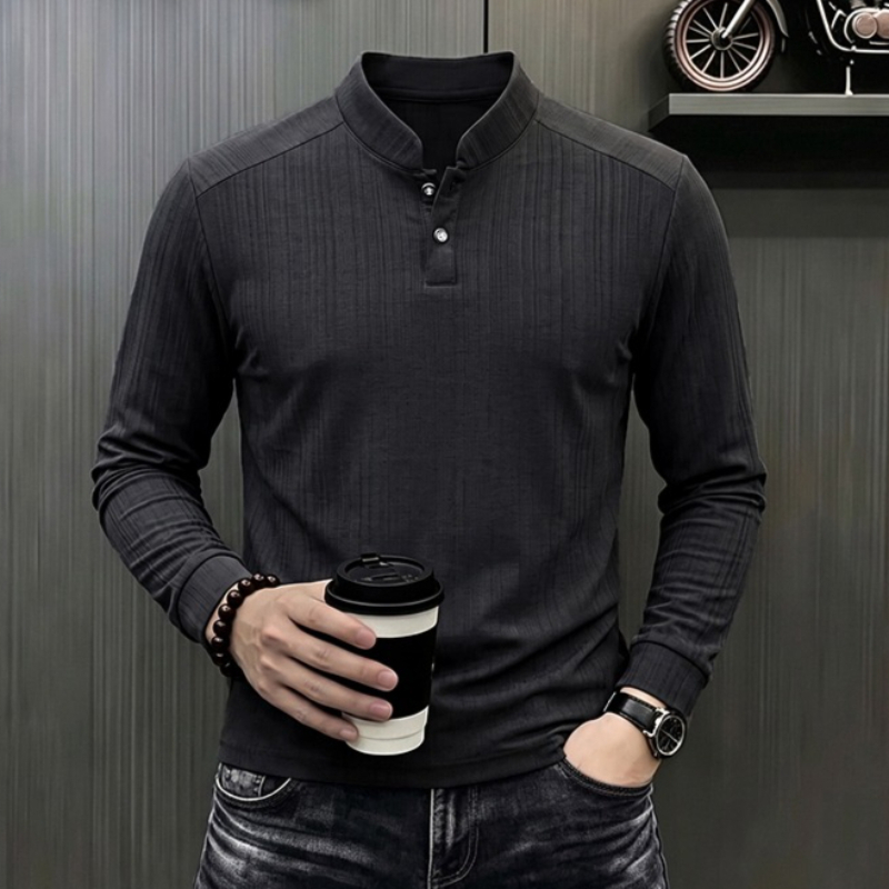 メンズビジネスカジュアル長袖ポロTシャツ秋春快適通気性ワーク - Mens Formal のレビューと価格