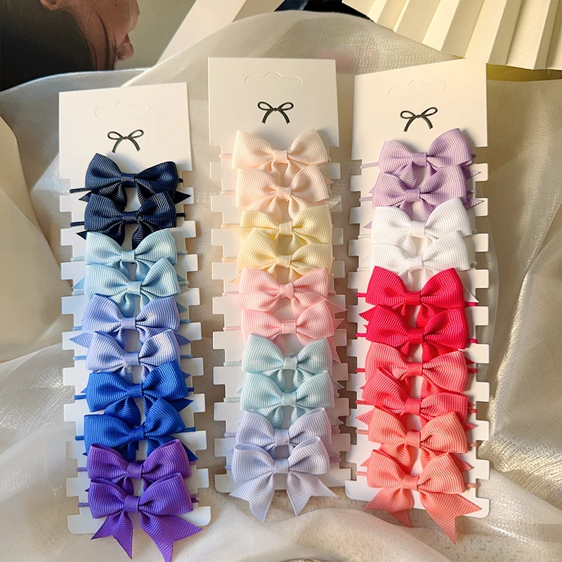 10 個 3 スタイル弓弾性ヘアゴムバンドヘアネクタイリボン - Tie Bar Clip のレビューと価格