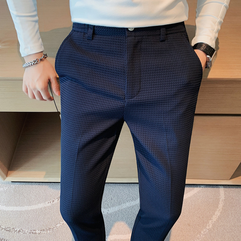 メンズストレッチパンツ,フォーマルパンツ,スリムフィット,ウ - Men'S Formal Attire のレビューと価格