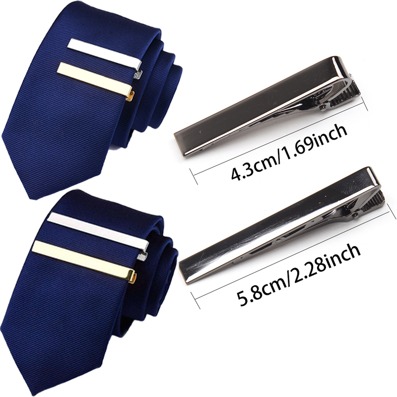 メンズファッションスタイルのネクタイクリップ、メタルトーンの - Tie Bar Clip のレビューと価格