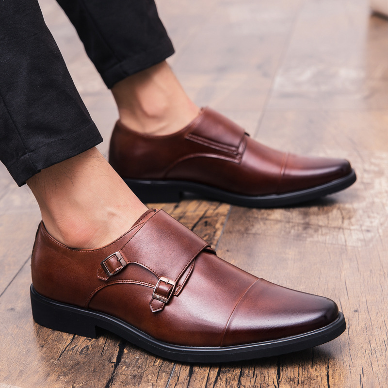 メンズオックスフォードシューズ ブラックとブラウン フォーマ - Men Formal Wear Brown のレビューと価格