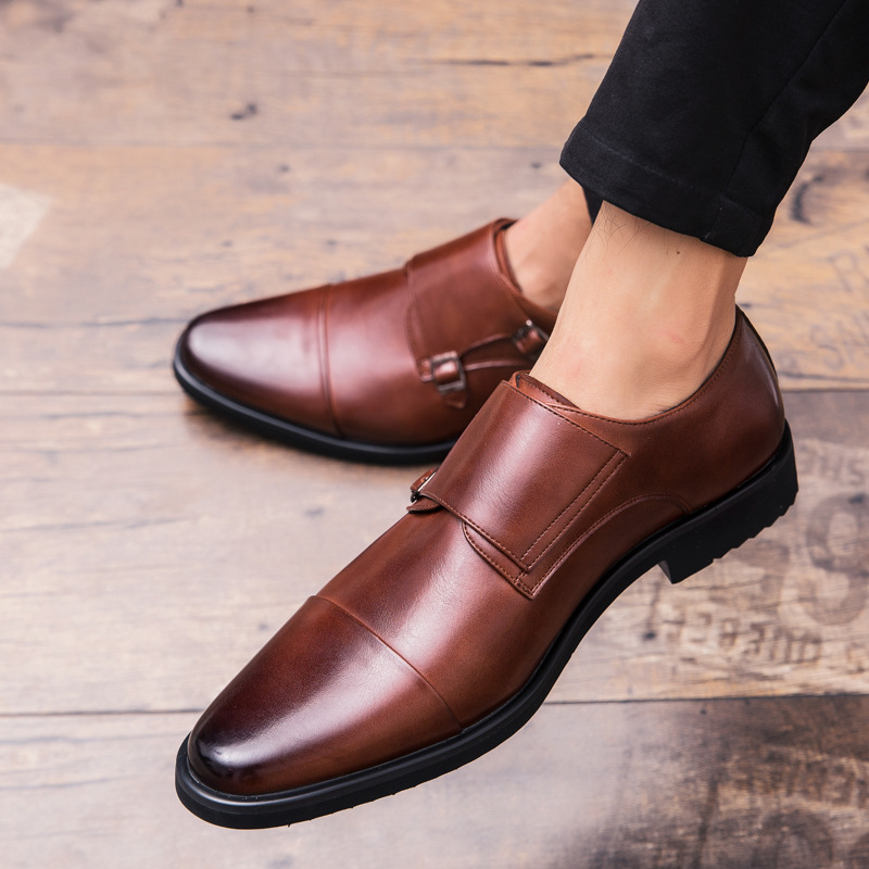 メンズオックスフォードシューズ ブラックとブラウン フォーマ - Men Formal Wear Brown のレビューと価格