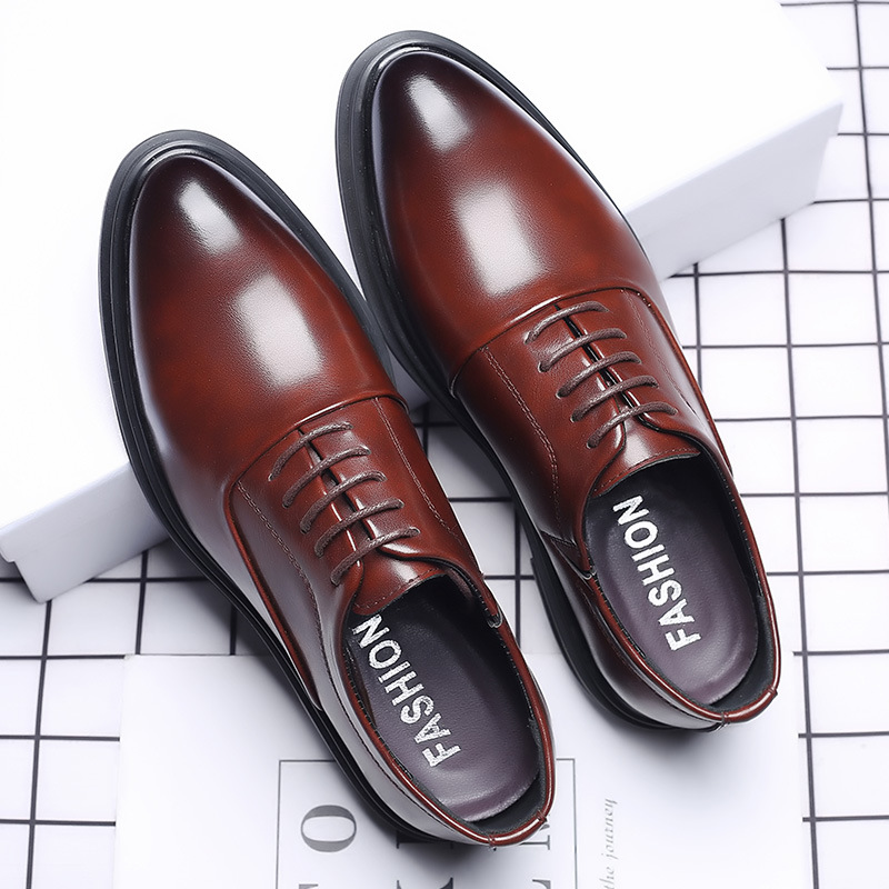男性ドレスシューズフォーマルオックスフォードクラシックビジネ - Men'S Formal Wear For Office のレビューと価格