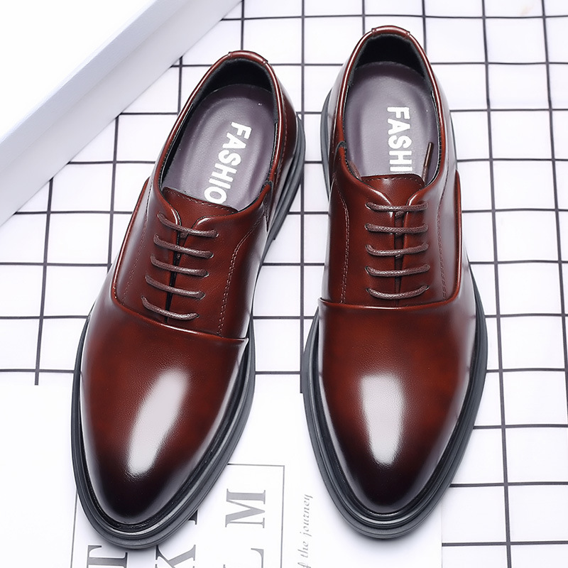 男性ドレスシューズフォーマルオックスフォードクラシックビジネ - Men'S Formal Wear For Office のレビューと価格