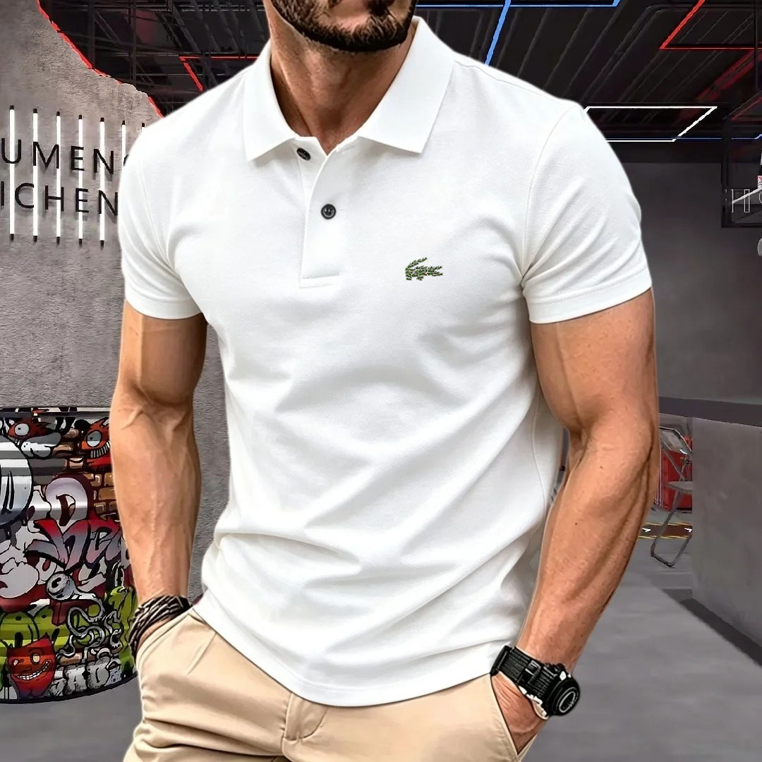 男半袖ポロシャツラペルボタンカラーブロッキングパターンプリン - Men Formal Wear Pinterest のレビューと価格