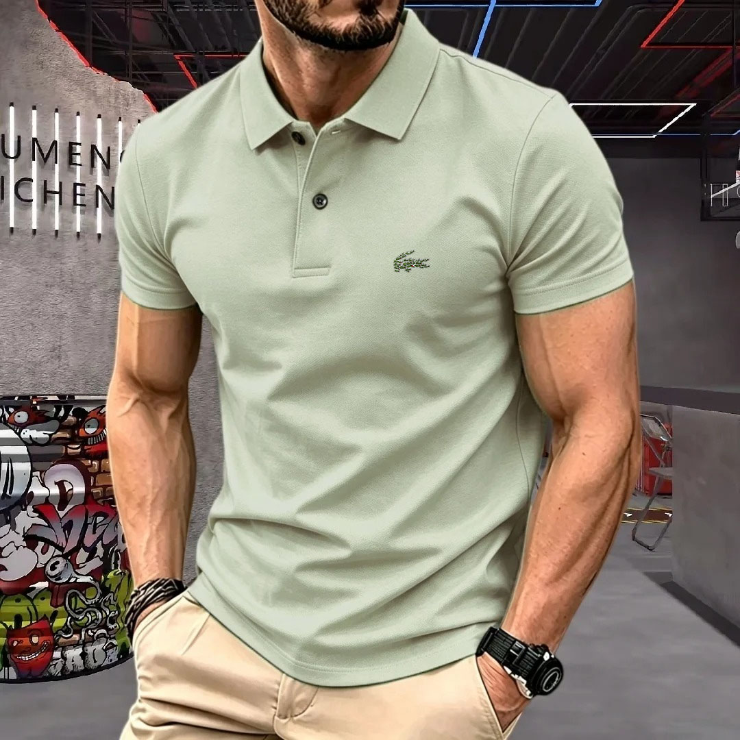 男半袖ポロシャツラペルボタンカラーブロッキングパターンプリン - Men Formal Wear Pinterest のレビューと価格