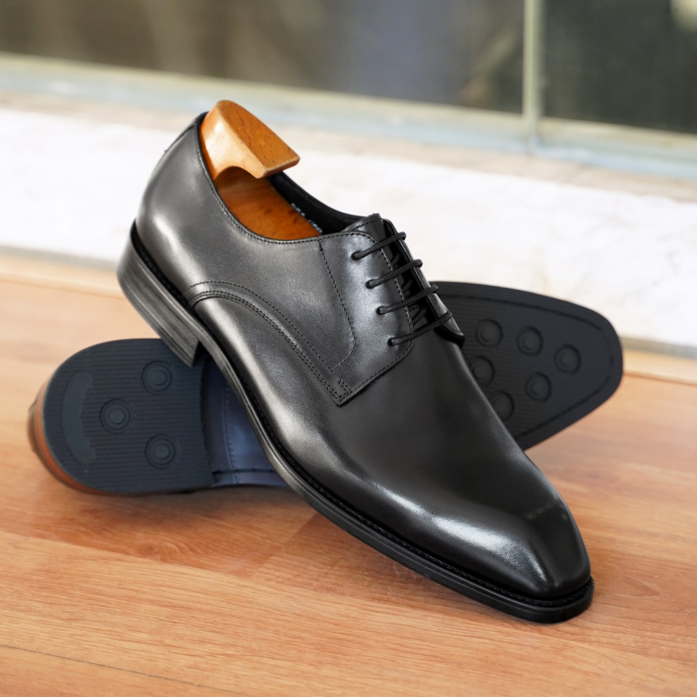 メンズビジネスカジュアルシューズ、ヴィンテージ風木目調スクエ - Men'S Formal Wear For Office のレビューと価格