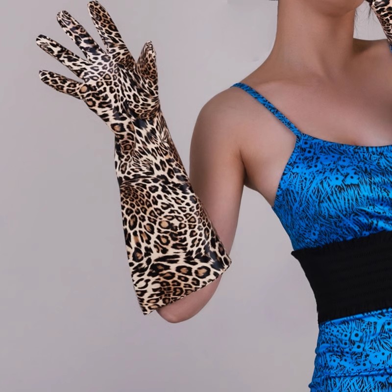 女性のファッション PU レザーワイドスリーブロングヒョウグ - Formal Glove Leather のレビューと価格