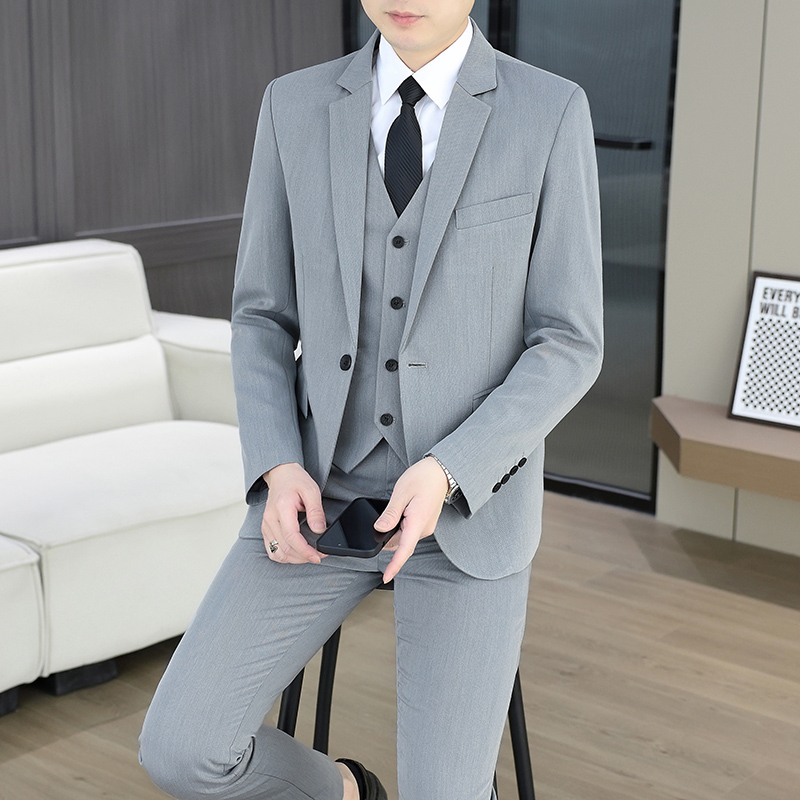 スーツ（ブレザー+ベスト+パンツ）メンズファッショナブルなビ - Men Formal Wear With Blazer のレビューと価格
