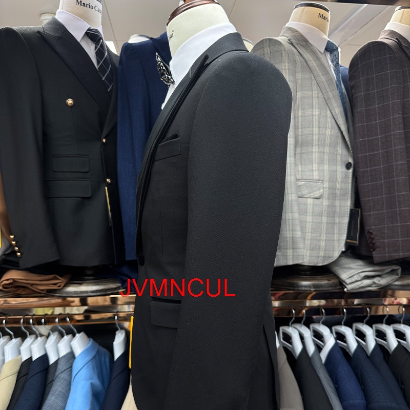 メンズ3ピーススーツ スリムフィット ウェディング新郎 ビジ - Men'S Formal Wear For Reception のレビューと価格
