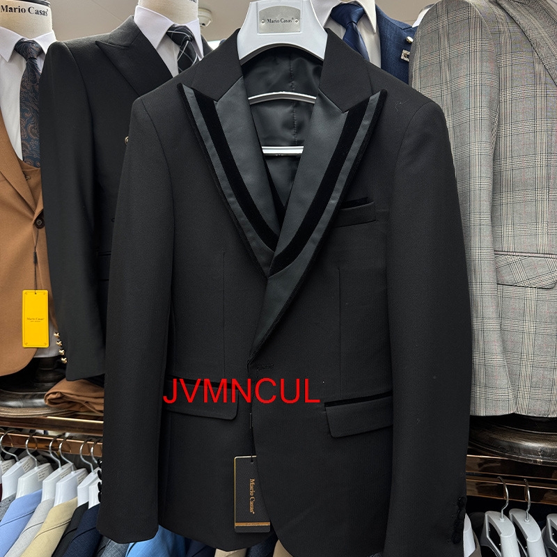 メンズ3ピーススーツ スリムフィット ウェディング新郎 ビジ - Men'S Formal Wear For Reception のレビューと価格