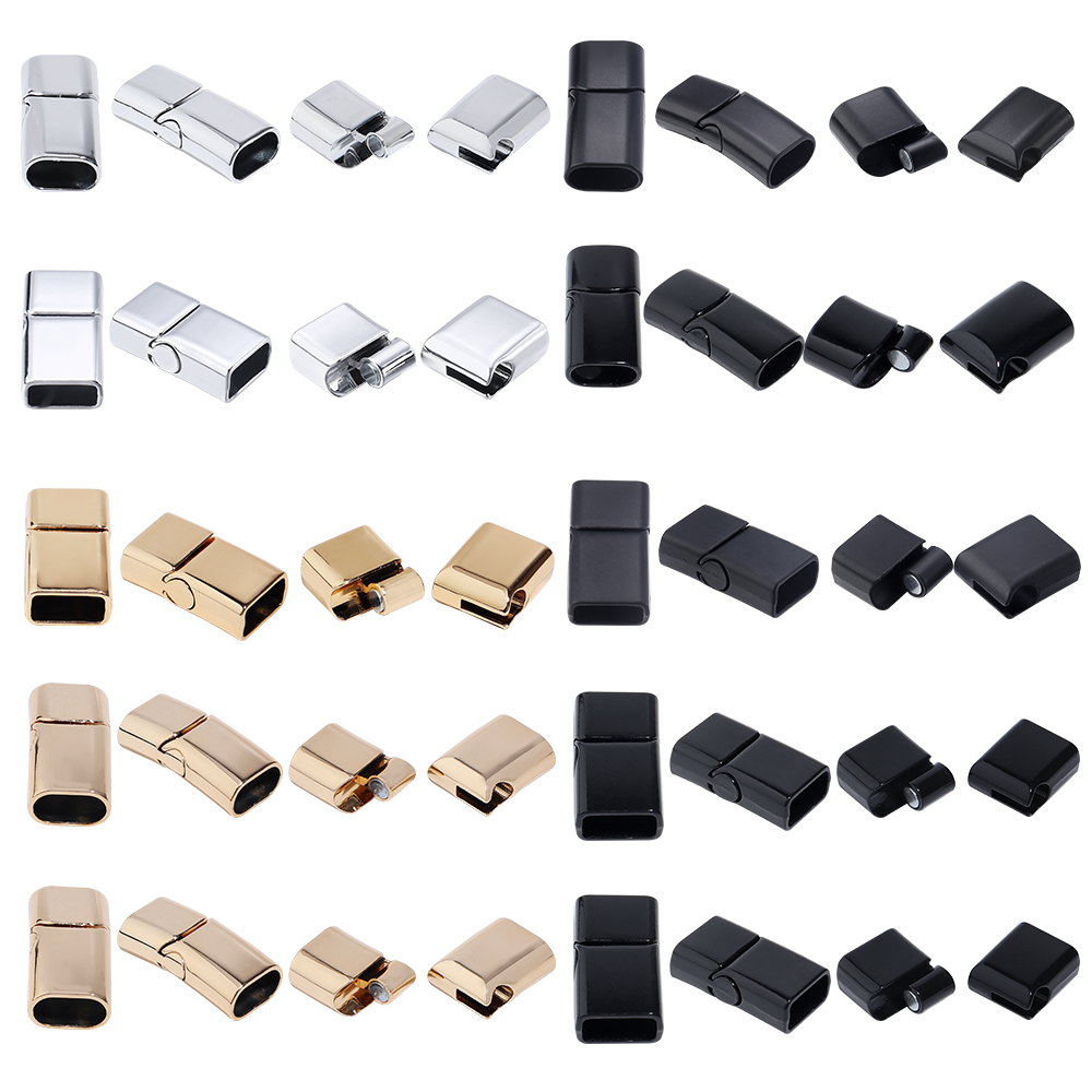 5 個合金磁気クラスプラウンドスクエアコーナーレザーコードエ - Patent Leather Oxford のレビューと価格