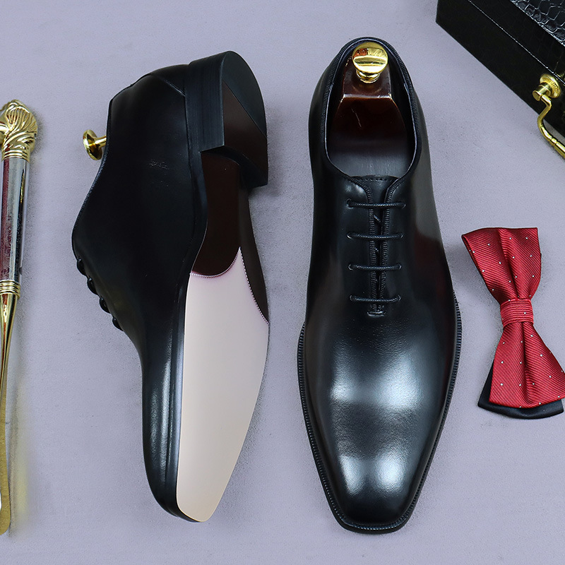 デザイナー本革メンズホールカットオックスフォードシューズ高級 - Men'S Formal Wear For Office のレビューと価格